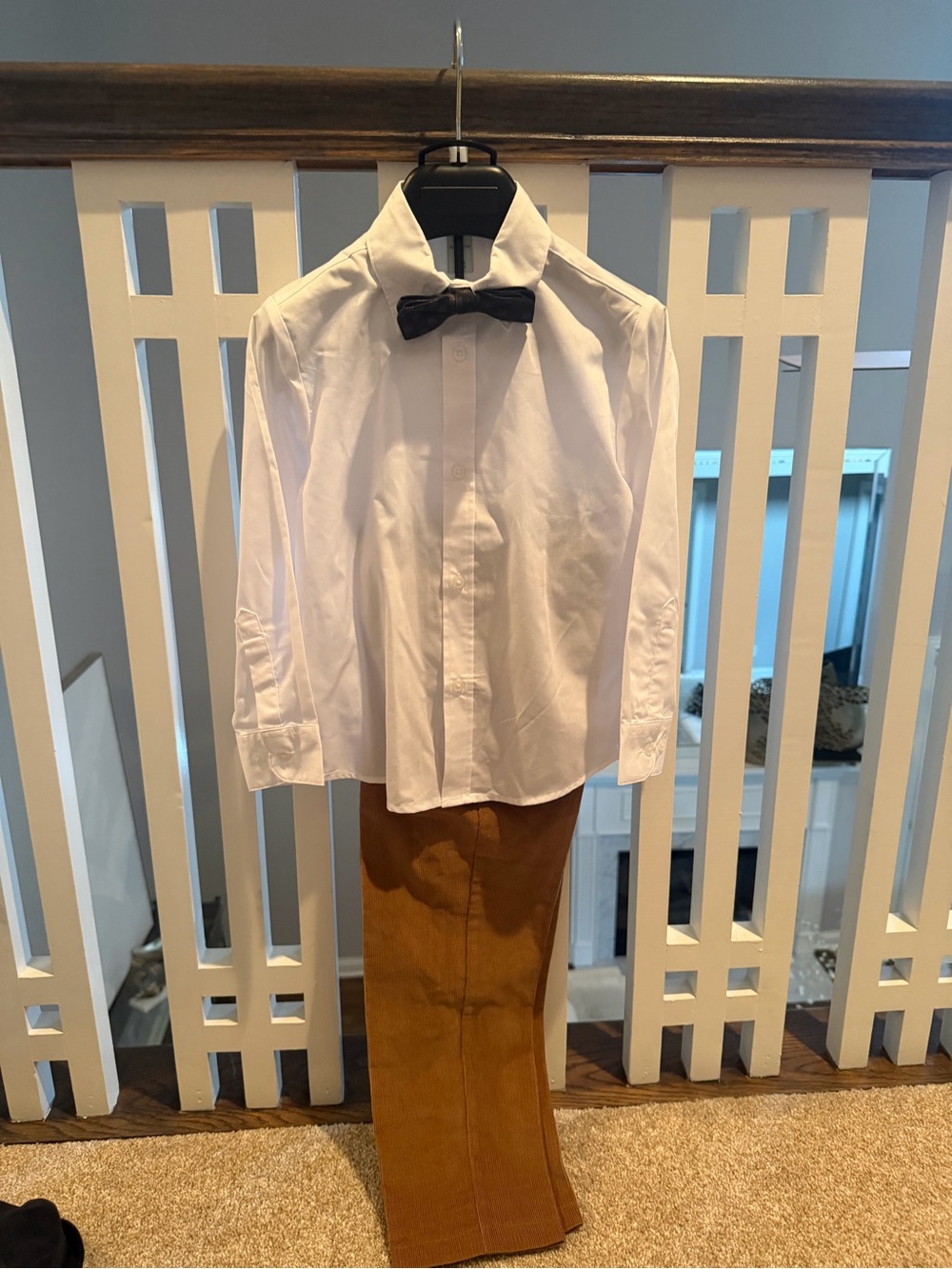 Class Club Brown Windowpane Blazer with Tan Pants - Picture 3 of 4